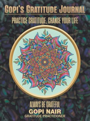 cover image of Gopi's Gratitude Journal